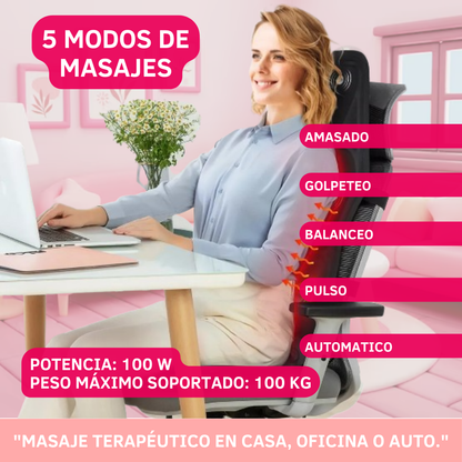 TOP VENTAS 🔥ASIENTO MASAJEADOR CON CONTROL REMOTO