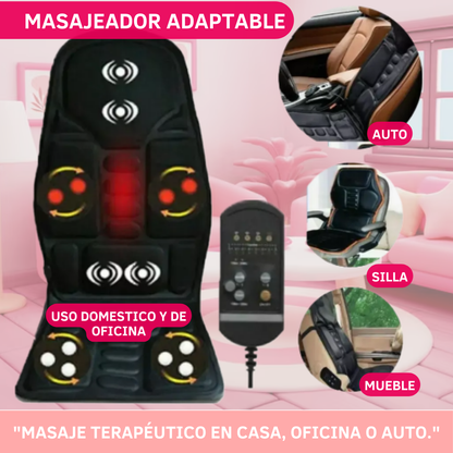 TOP VENTAS 🔥ASIENTO MASAJEADOR CON CONTROL REMOTO