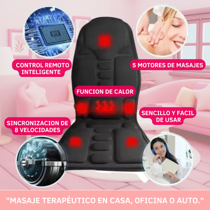 TOP VENTAS 🔥ASIENTO MASAJEADOR CON CONTROL REMOTO