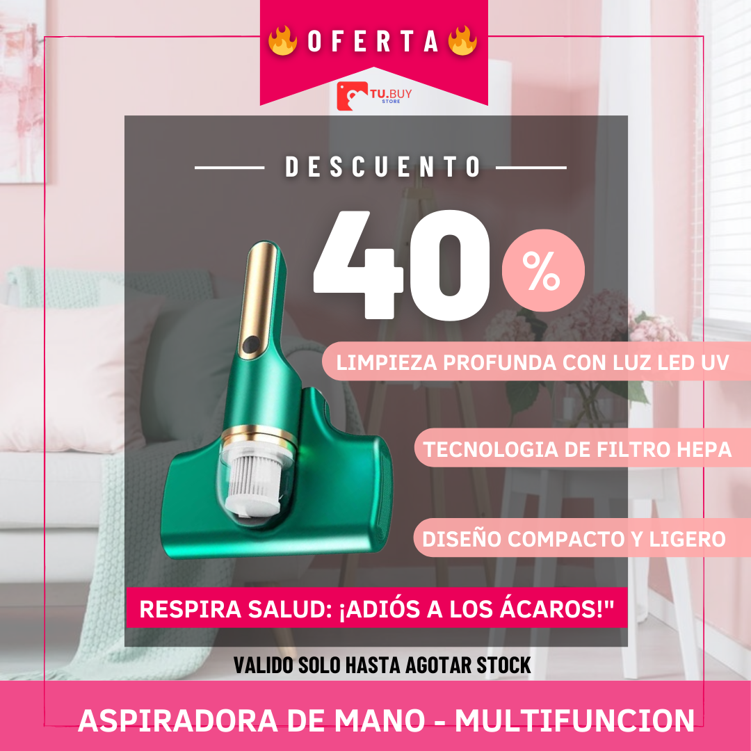 OFERTA 🔥 ASPIRADORA ANTIACAROS - MULTIFUNCION